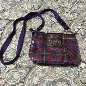 EUC rare Coach poppy sequin crossbody